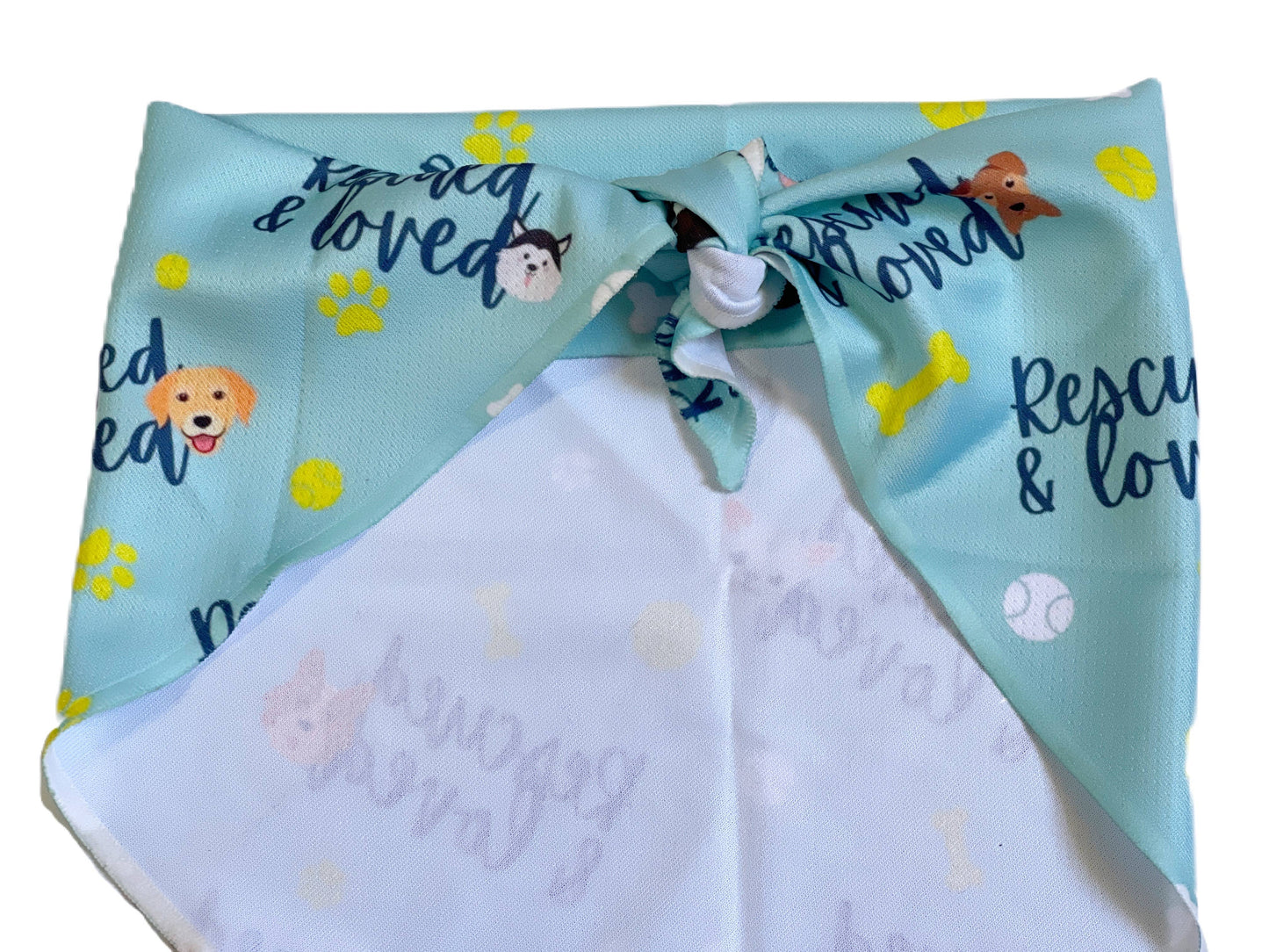 Rescue Pups Mesh Cooling Dog Bandana