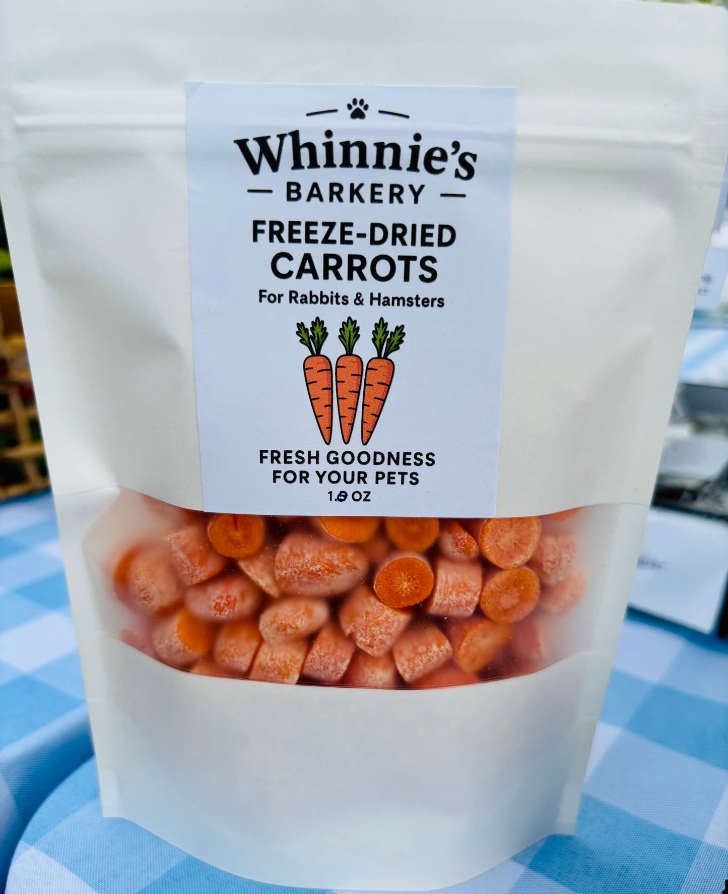Freeze-Dried Carrots