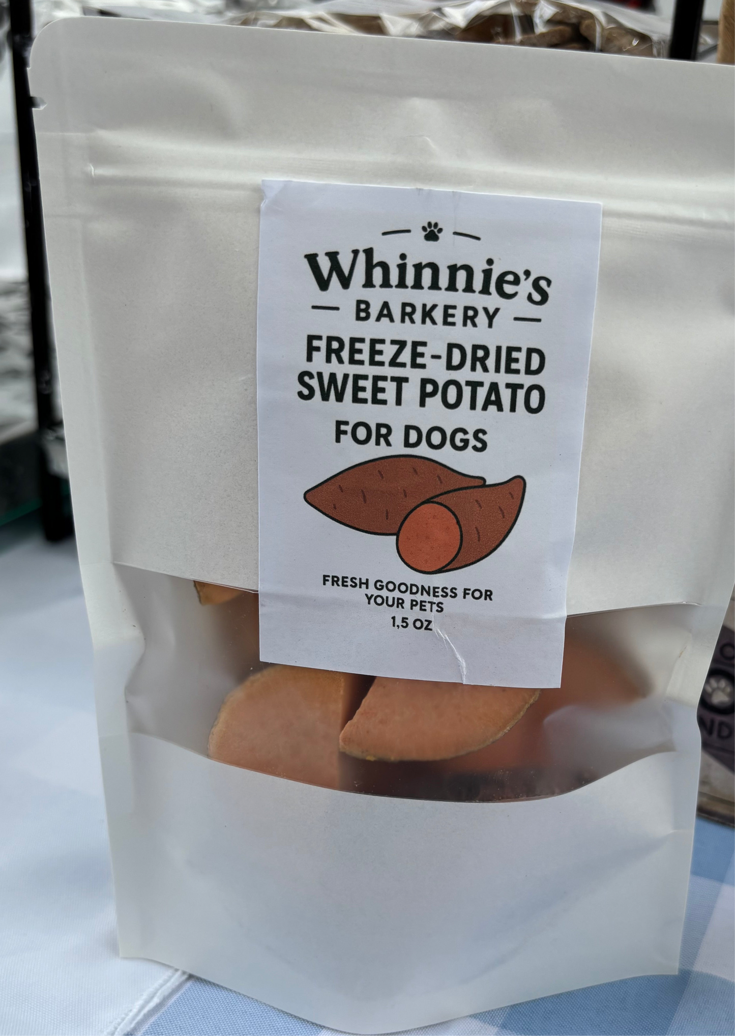 Freeze-Dried Sweet Potato for Dogs, Rabbits, & Gerbils