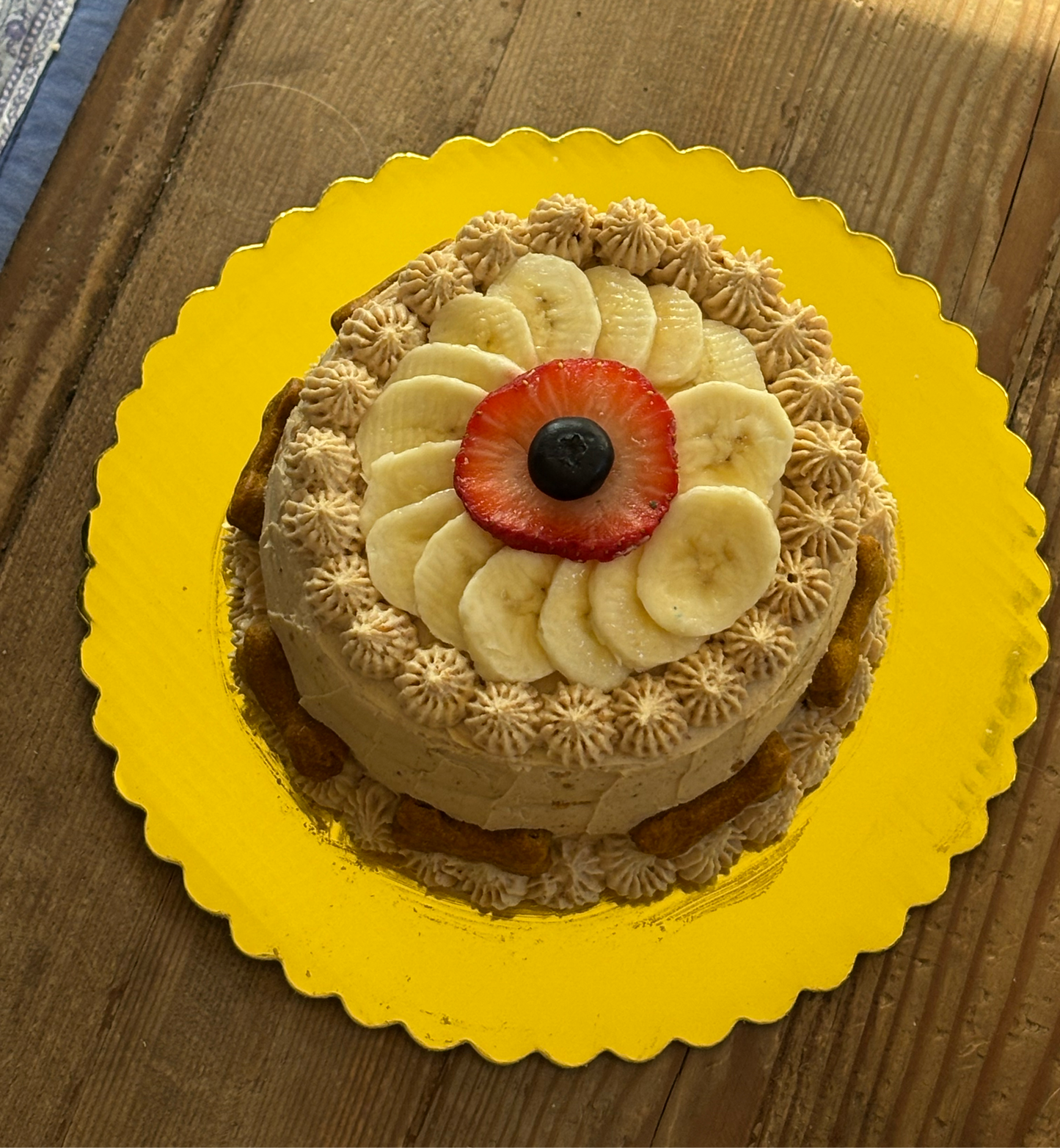 "Just because I love you" two-tiered Pup-Cake