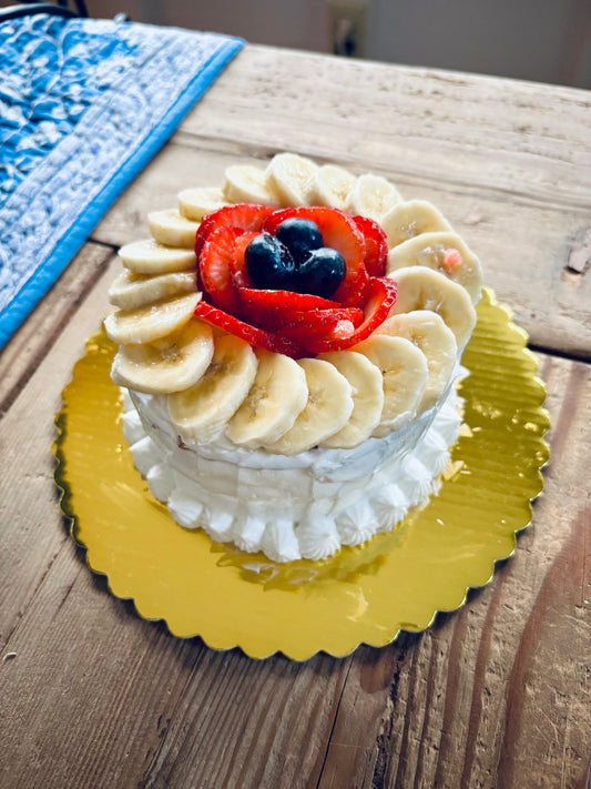 "Just because I love you" two-tiered Pup-Cake