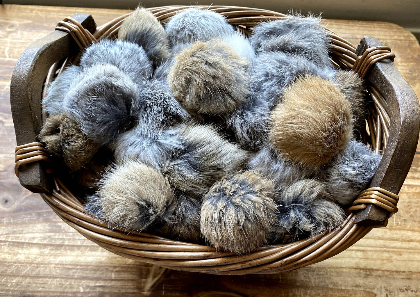 Rabbit Fur Ball Cat Toy ( named Max !)