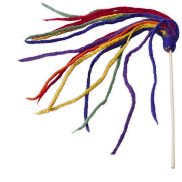 Multi-Strand Wool Teaser Cat Toy