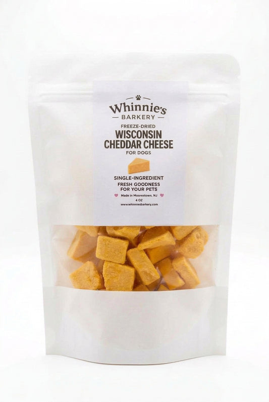 Freeze-Dried Wisconsin Cheddar Cheese Dog Treats