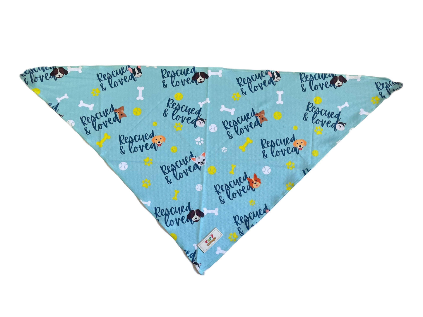 Rescue Pups Mesh Cooling Dog Bandana