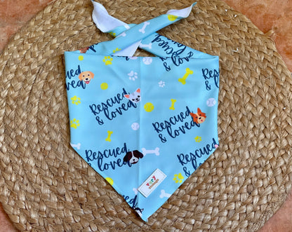 Rescue Pups Mesh Cooling Dog Bandana