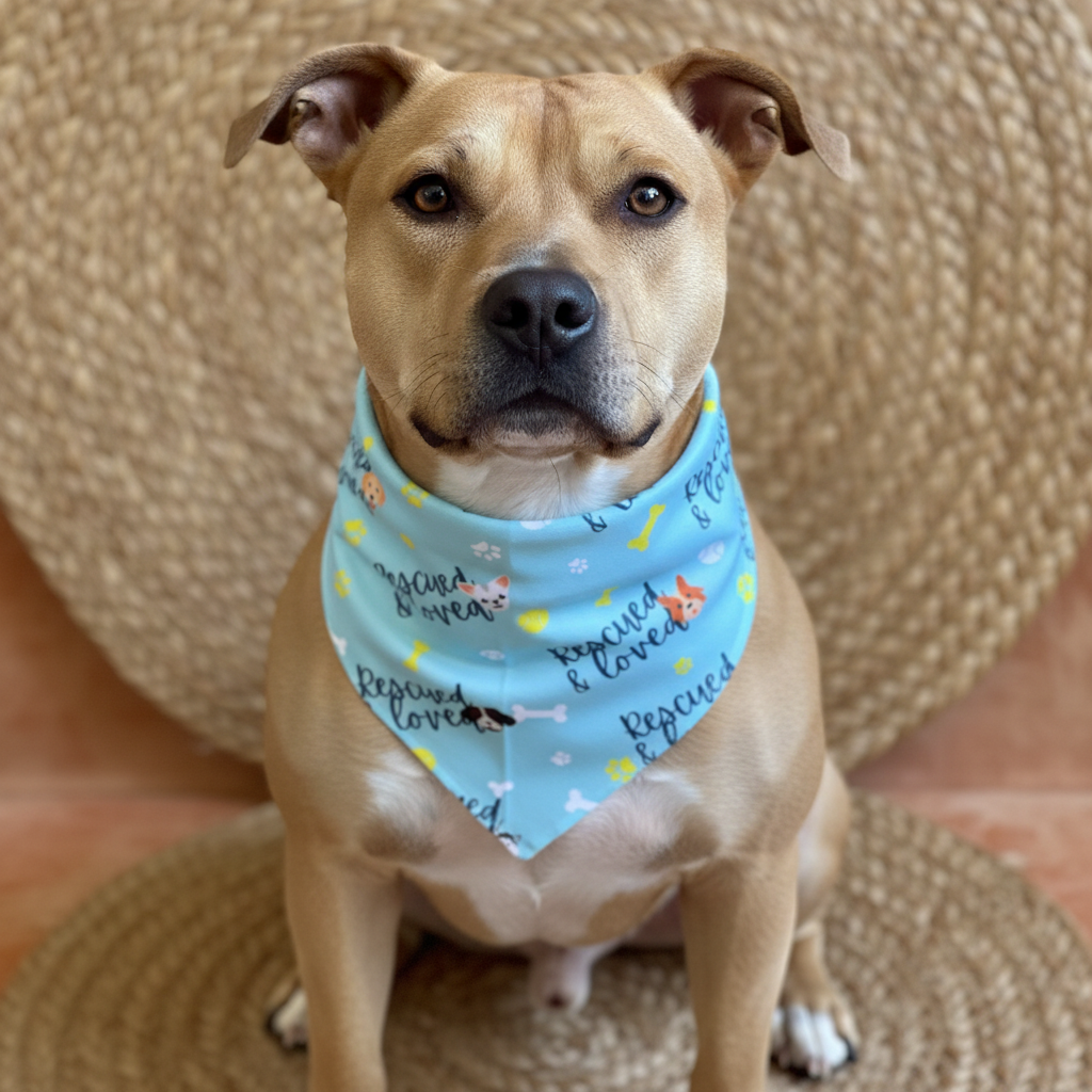Rescue Pups Mesh Cooling Dog Bandana