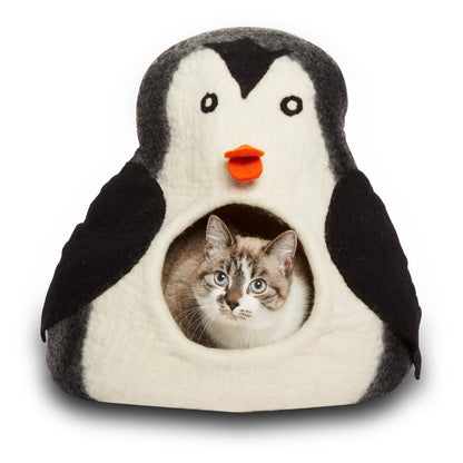 Penguin Wool Pet Cave