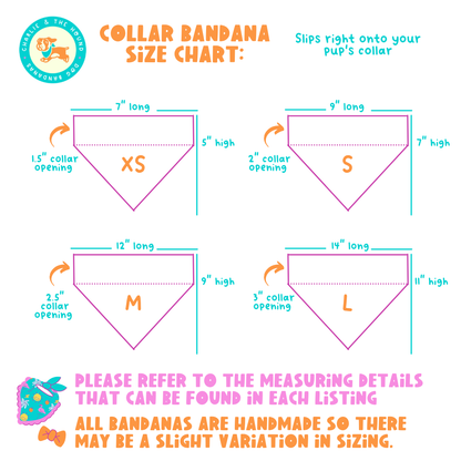 Blue Drinking Buddy - Reversible Dog Collar Bandana