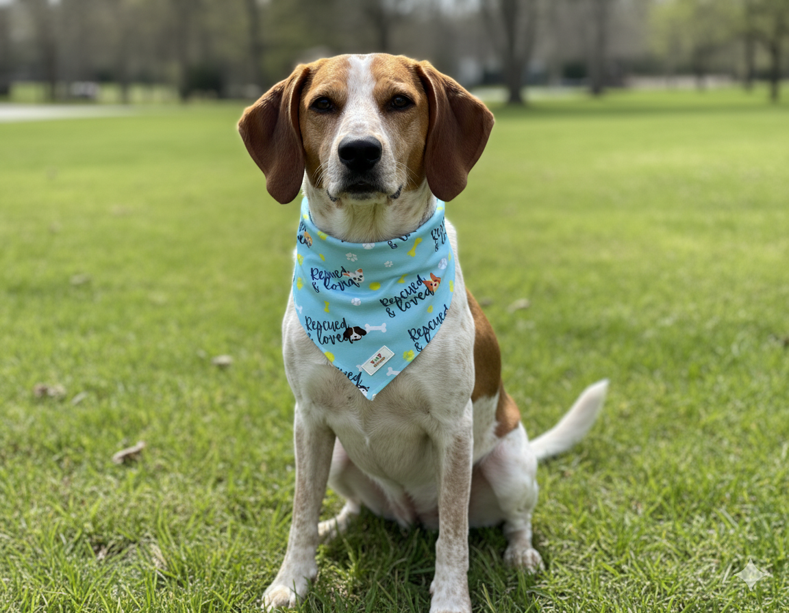 Rescue Pups Mesh Cooling Dog Bandana