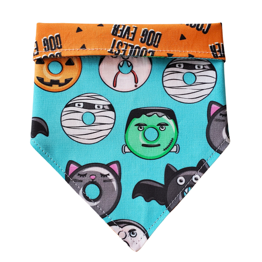 Halloween Donut - Reversible Dog Collar Bandana