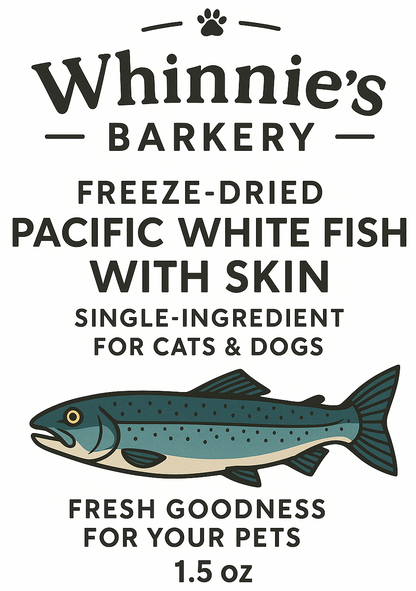 Freeze-Dried Pacific White Fish with Skin