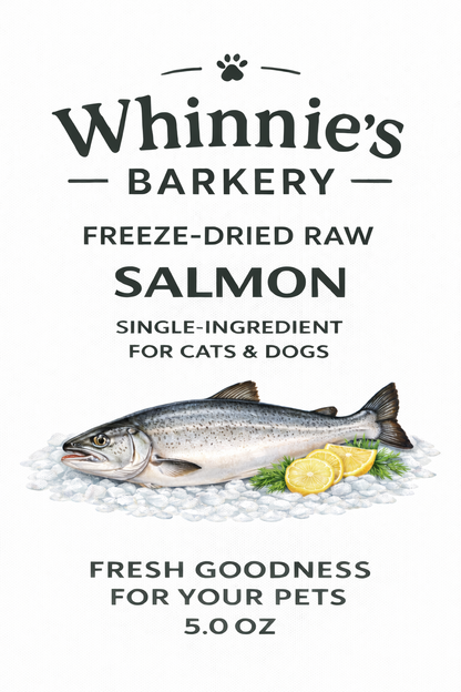 Freeze-Dried Raw Norwegian Salmon for Cats & Dogs