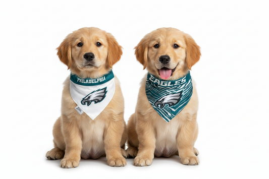 Fly Eagles Fly- Reversible Dog Collar Bandanas