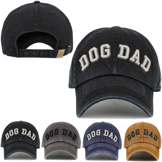 Dog Dad Washed Vintage Ballcap