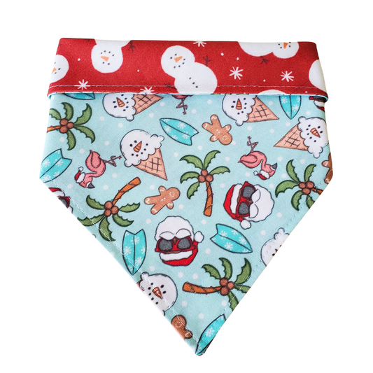 Christmas Break - Reversible Dog Collar Bandana