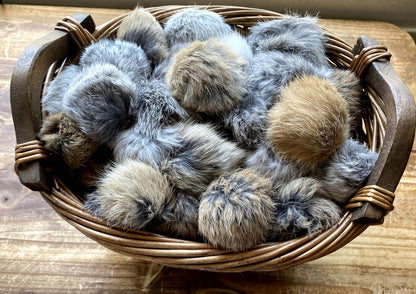 Rabbit Fur Ball Cat Toy ( named Max !)