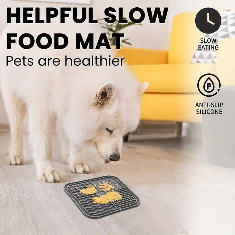 Dog or Kitty Slow Feeder Mat