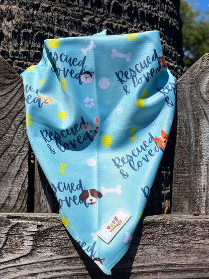 Rescue Pups Mesh Cooling Dog Bandana
