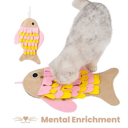 Super Cute Fish Cat Snuffle Mat