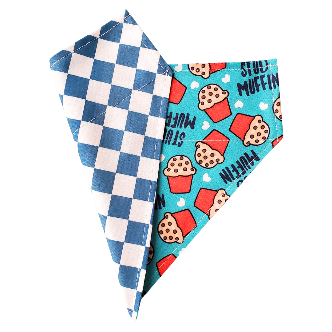 Stud Muffin - Reversible Dog Collar Bandana