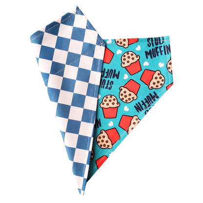Stud Muffin - Reversible Dog Collar Bandana